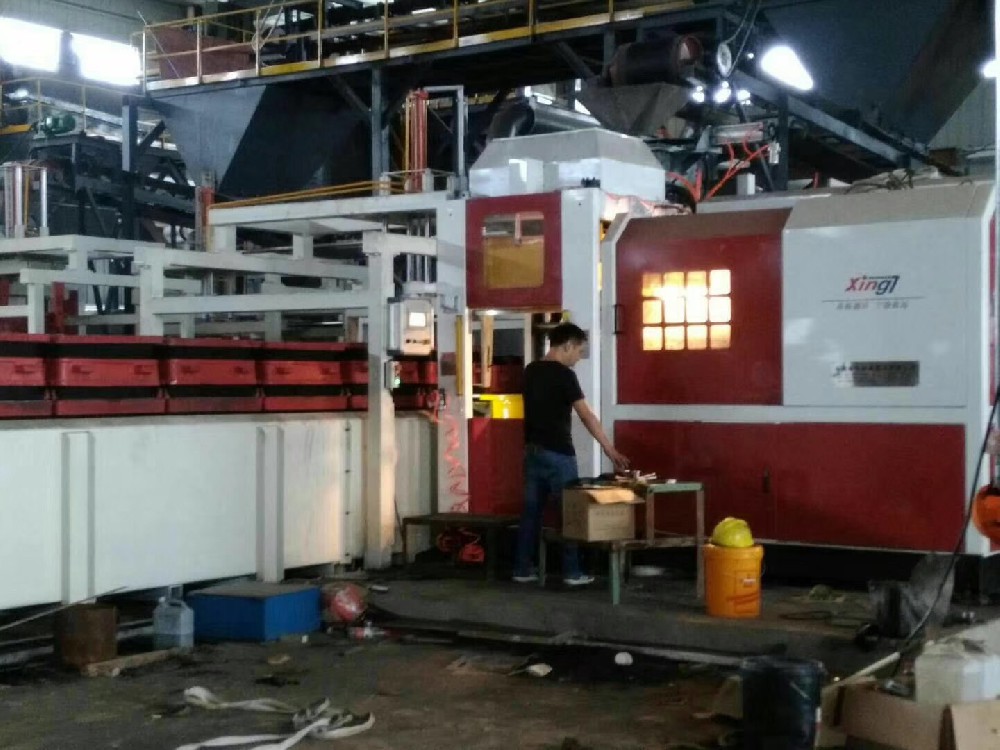 浙江兆元機械兩臺全自動無箱造型機匹配兩條疊式全自動澆鑄線正式投產(chǎn)！